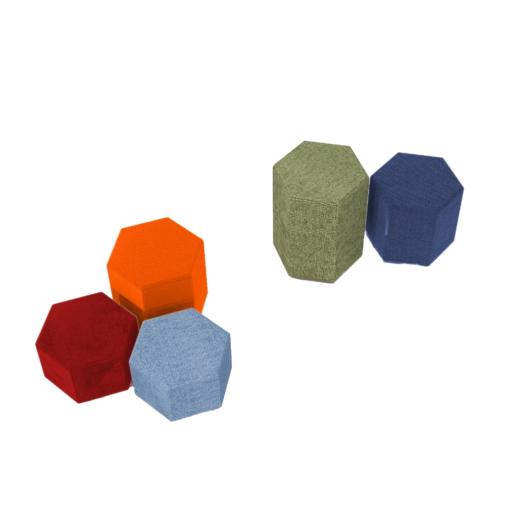 Pufe de escritório Hexagonal Fun